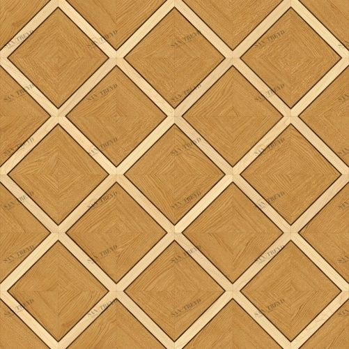 Художественный паркет Da Vinci Щитовой 26-235 Дуб (Гладкая) 500х500 мм 26010235