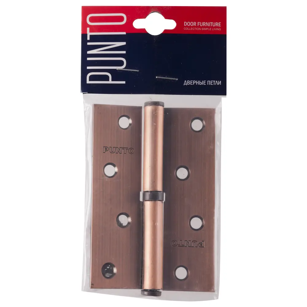 Петля правая 113-4 100x70x2.5 мм сталь цвет медь Santreyd STLM-2000786 - Вид №2