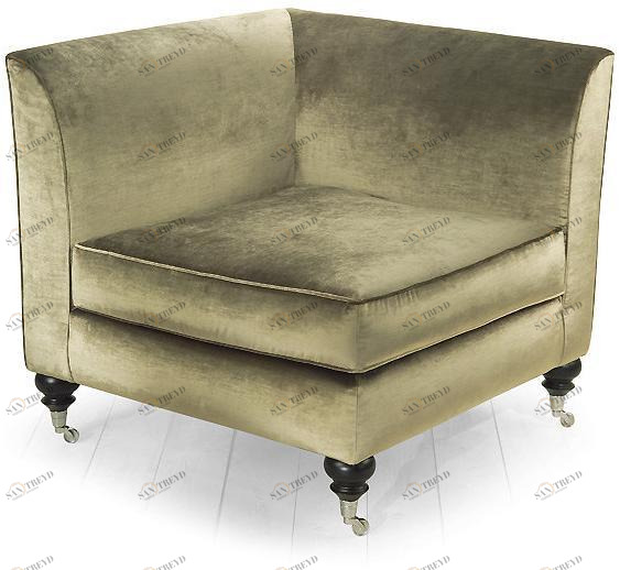 MARIONI Мягкое угловое кресло на колесиках Gladys I0053s