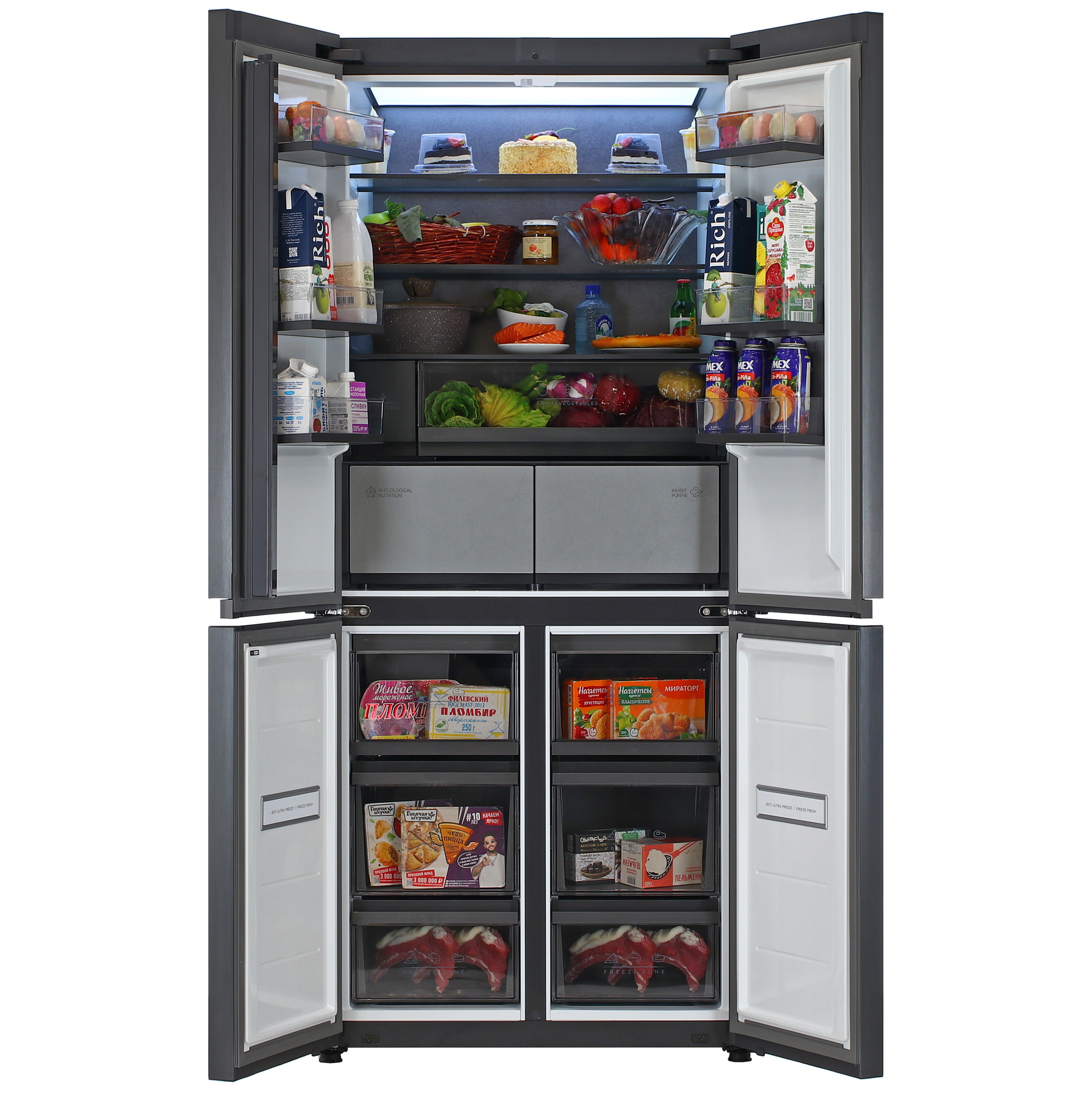 9149909 Холодильник многодверный   Eigen Stark-RF05 серый STDN-0100424 - Вид №5
