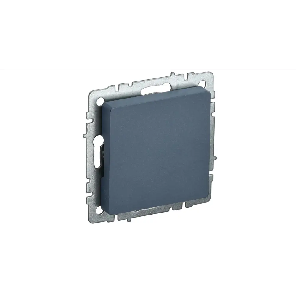 Заглушка с суппортом IEK Brite цвет маренго STLM-2010745