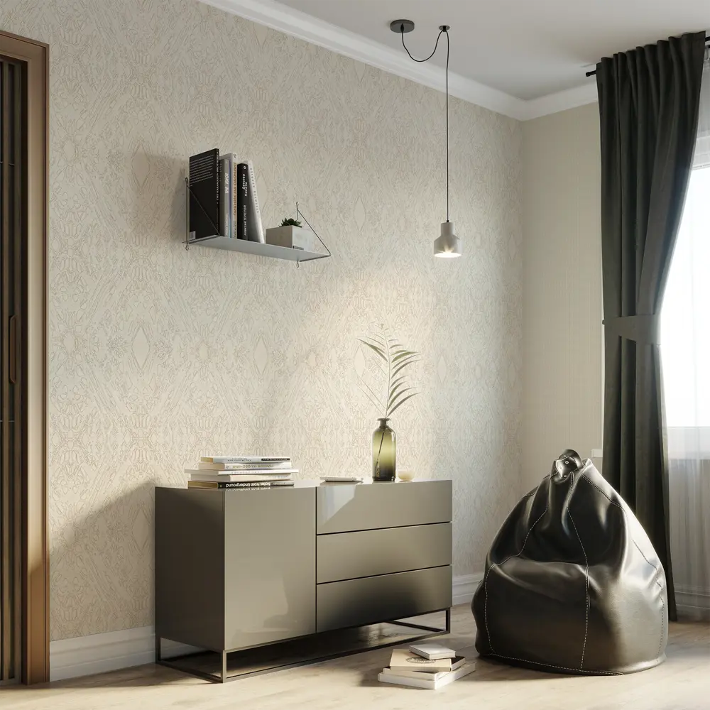 Обои флизелиновые Celtica бежевые 1.06 м PP71521-12 Santreyd STLM-2200323 - Вид №3