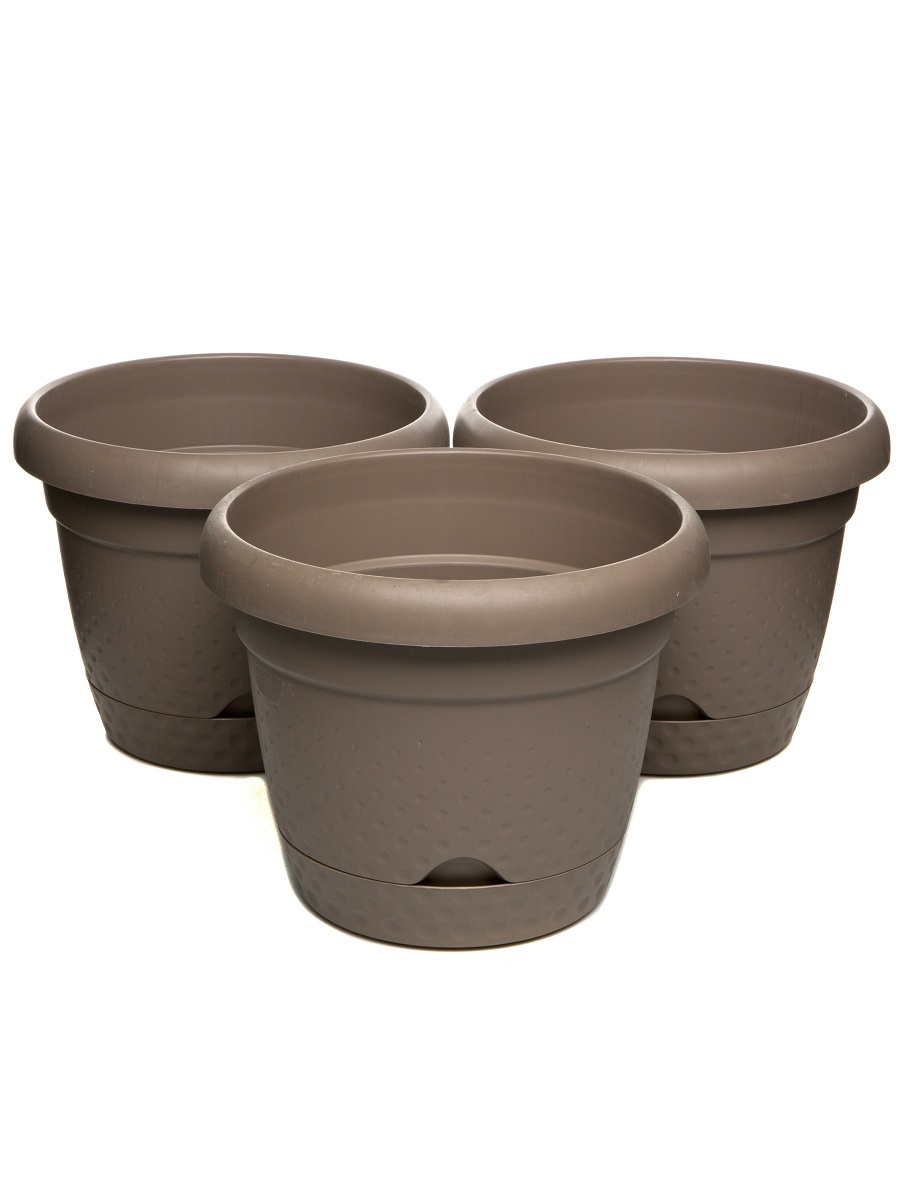 Горшок для цветов Lupo 8.8L Brown NAVAKO 16179 - Вид №3