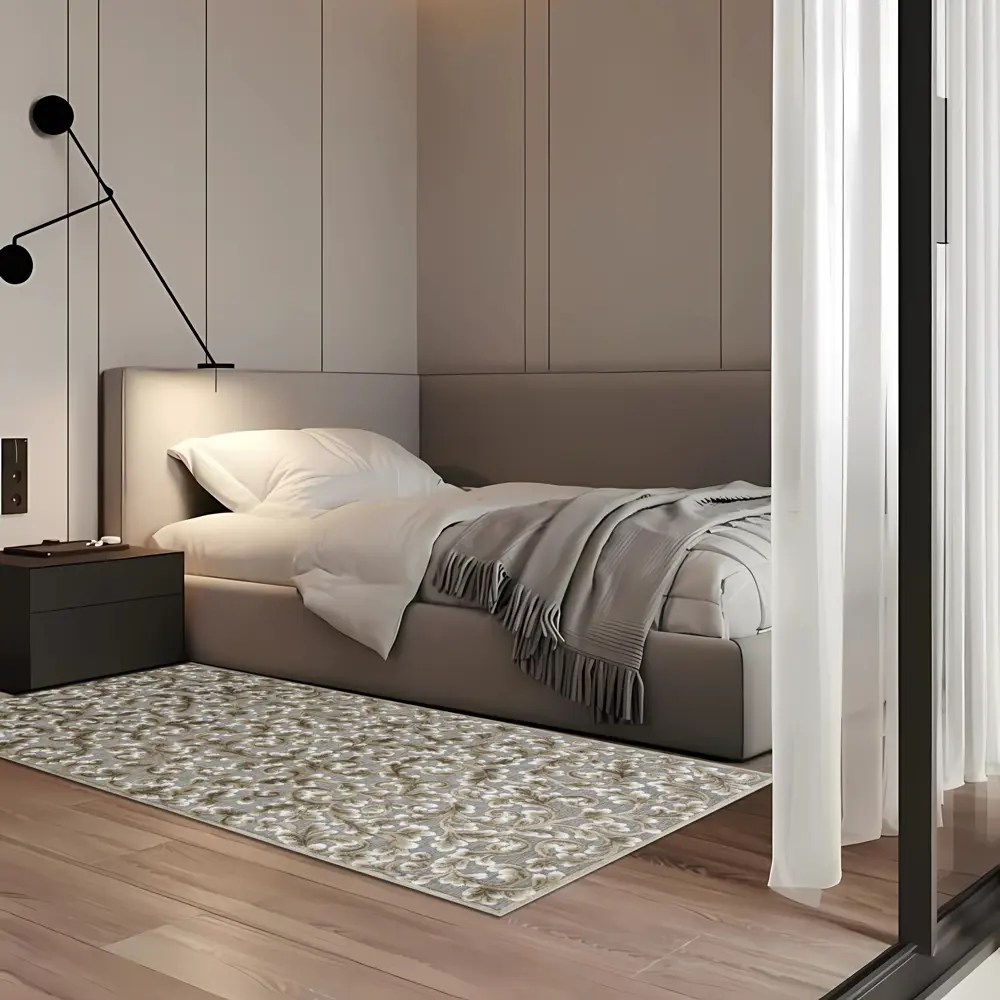 Ковер Роялтафт Шенилл 100x200 см полипропилен 84510_88 цвет серый STLM-2008984