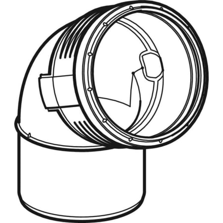 390.520.14.1 Отвод Geberit Silent-PP Geberit  - Вид №9