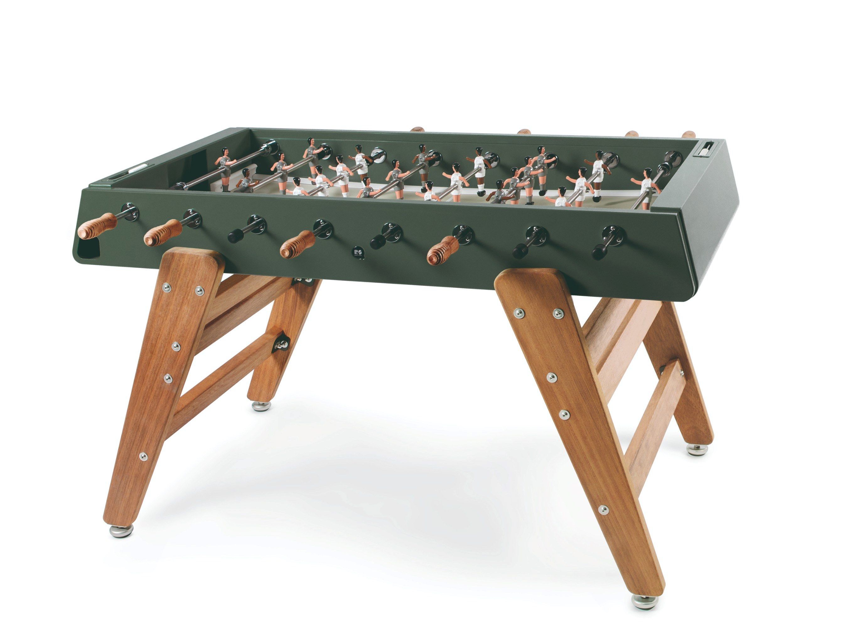 Прямоугольный стальной кальциобалилья и ножки из Ироко RS Barcelona RS3 WOOD ARCH-00003959 - Вид №11