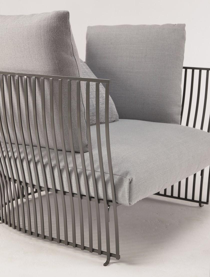 Ethimo Садовое кресло из ткани и алюминия с подлокотниками Venexia sun-id-1392039 - Вид №7