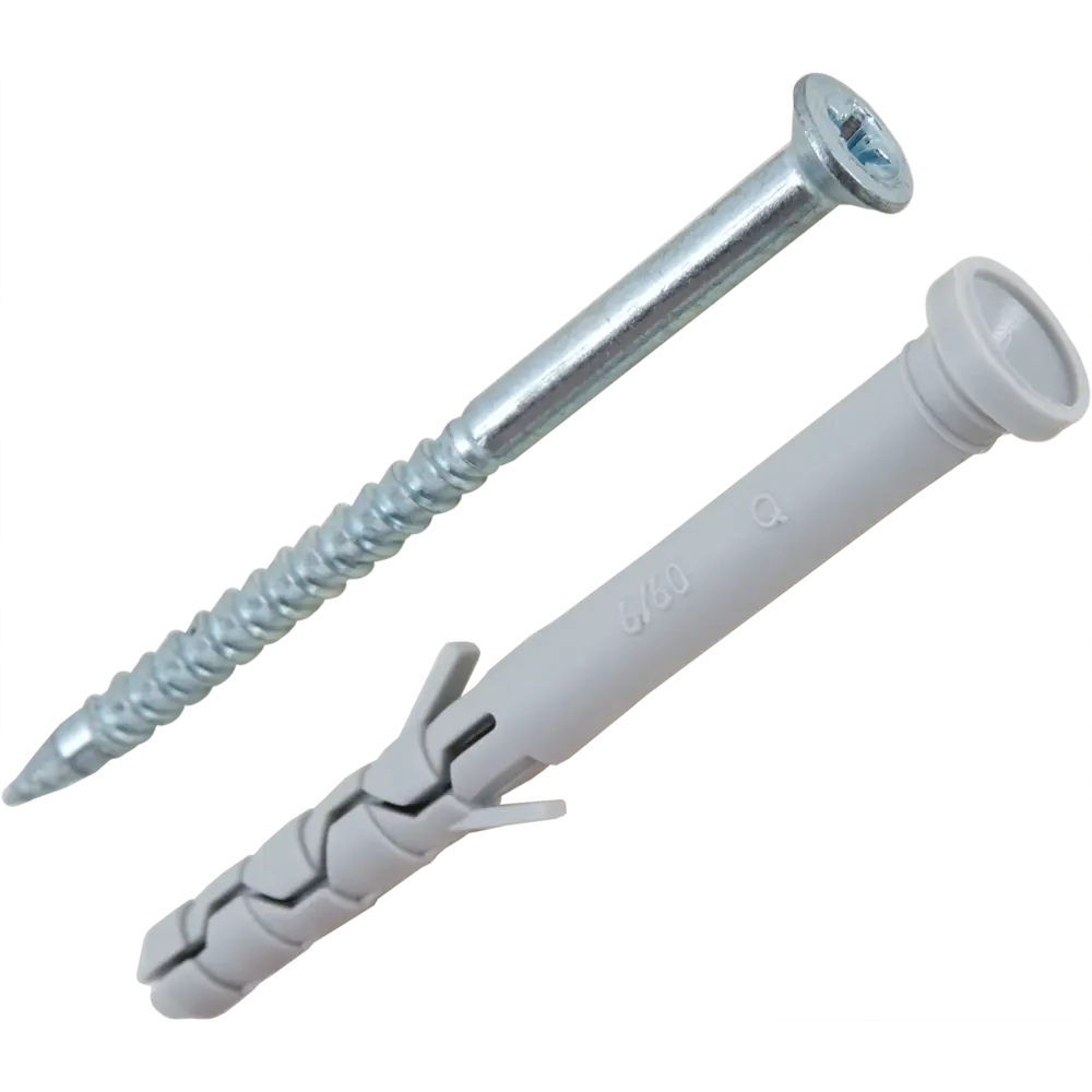 Дюбель-гвоздь цилиндрическая манжета Standers 6x60 мм, нейлон, 75 шт STLM-2018968 - Вид №1