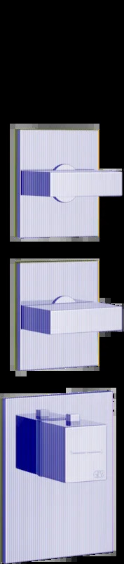 Смеситель для душа 43214 030 Gessi Inverso МЕДЬ PVD