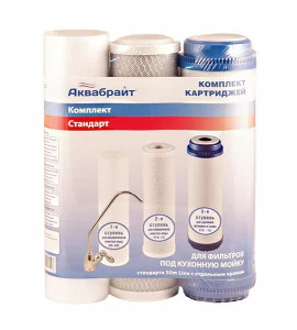 Комплект Аквабрайт Стандарт К-1 для очистки воды. В комплект входят: ПП-5М, УГП-10, УГА-10. 132477 К-1