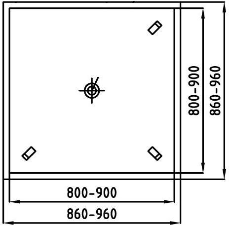 Saniline Поддон для душа квадратного сечения sun-id-1485708 - Вид №1