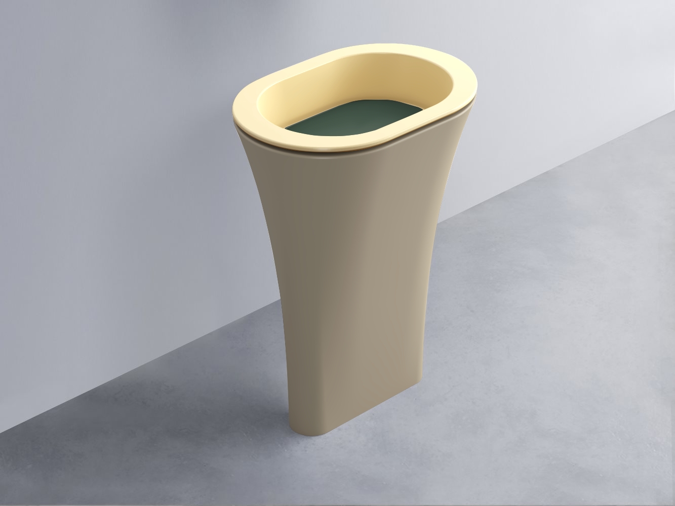 AMLA65-CN+AMPILO-MU+AMCOLO-AV Раковина Amedeo Ovale отдельностоящая cielo Enjoy + Amedeo Ceramica Cielo