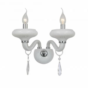 Бра ST Luce Bambolina SL756.501.02 ST LUCE СВЕЧА 119004 Белый;прозрачный