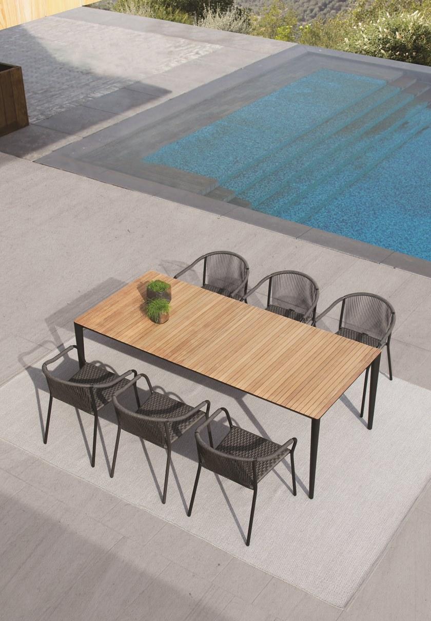 Royal Botania Прямоугольный садовый стол из тика sun-id-1513786 - Вид №1