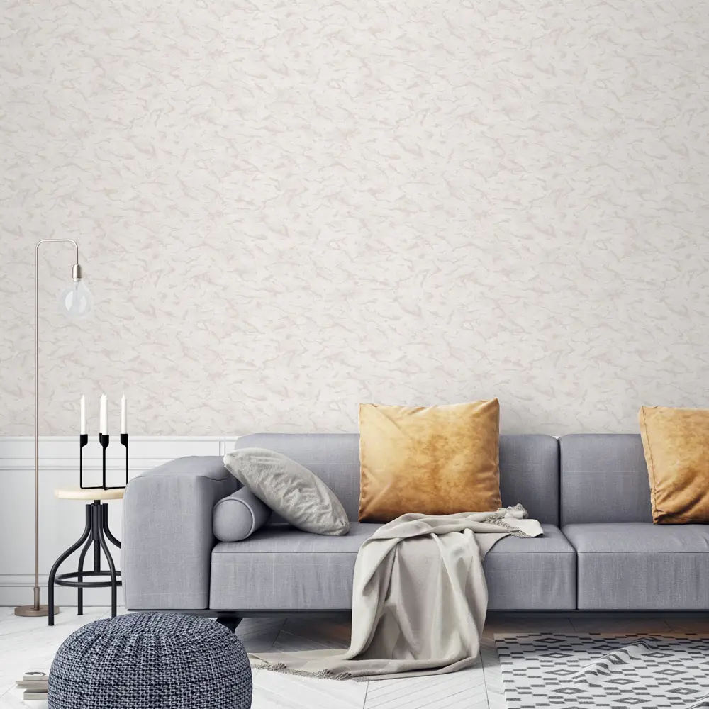 Обои флизелиновые Ateliero Alicante бежевые 1.06 м 989142 STLM-2172392 - Вид №2