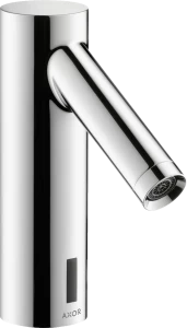 10106000 Электронный смеситель для раковины с предварительной регулировкой температуры AXOR STARCK, работает от батареи