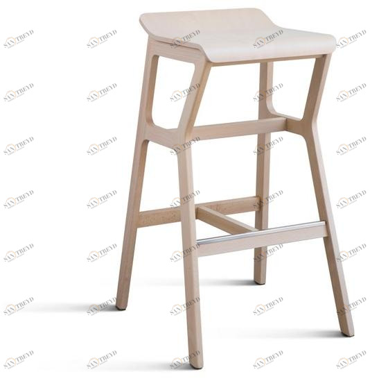 TrabA' Барный стул высокий деревянный Nhino 0012-h77
