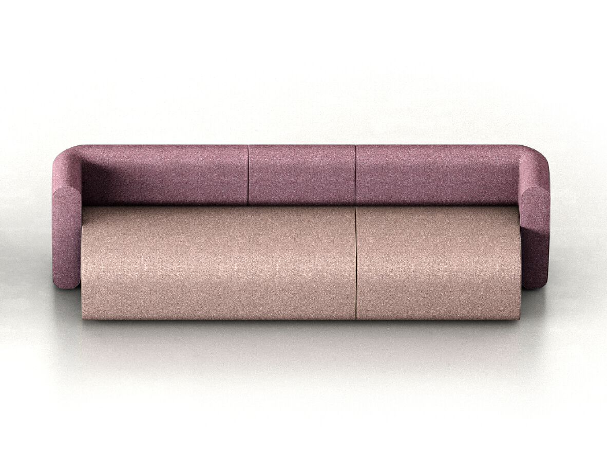 3-местный тканевый модульный контрактный диван Leyform Noà ARCH-00117711