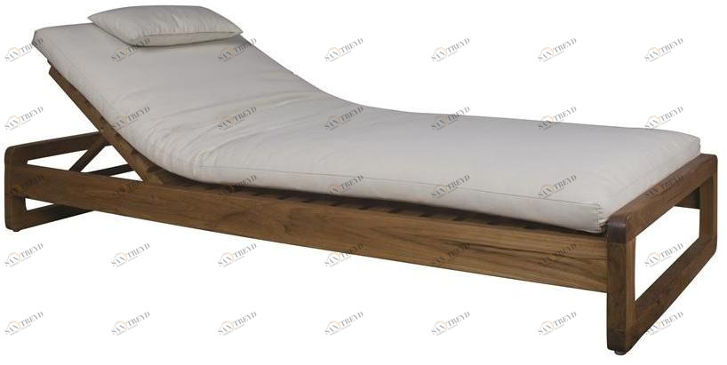 Il Giardino di Legno Садовая кушетка из тикового дерева Dual Dual0547