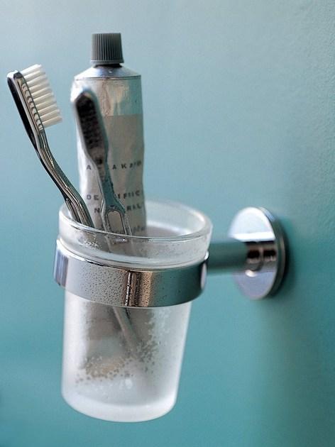 INDA® Подставка для зубных щеток из матового стекла Touch A46100 - Вид №1