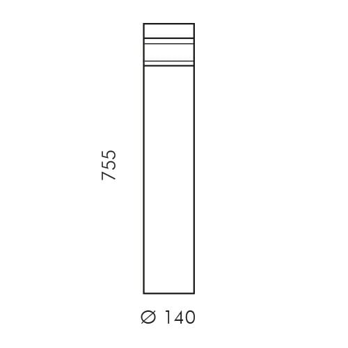 Литой алюминиевый светодиодный светильник SIMES Ikonic ARCH-00077112 - Вид №5