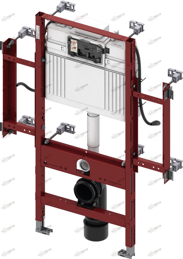 9300009 Застенный модуль TECEprofil для людей с ограниченной подвижностью, смывным бачком Uni, высота 1120 мм (9300009)