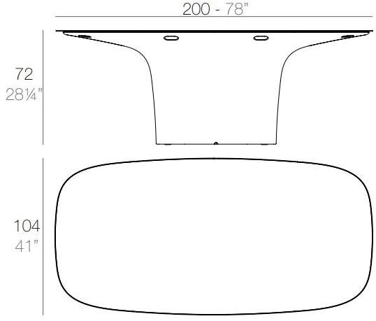VONDOM Садовый стол Ufo sun-id-1455480 - Вид №3