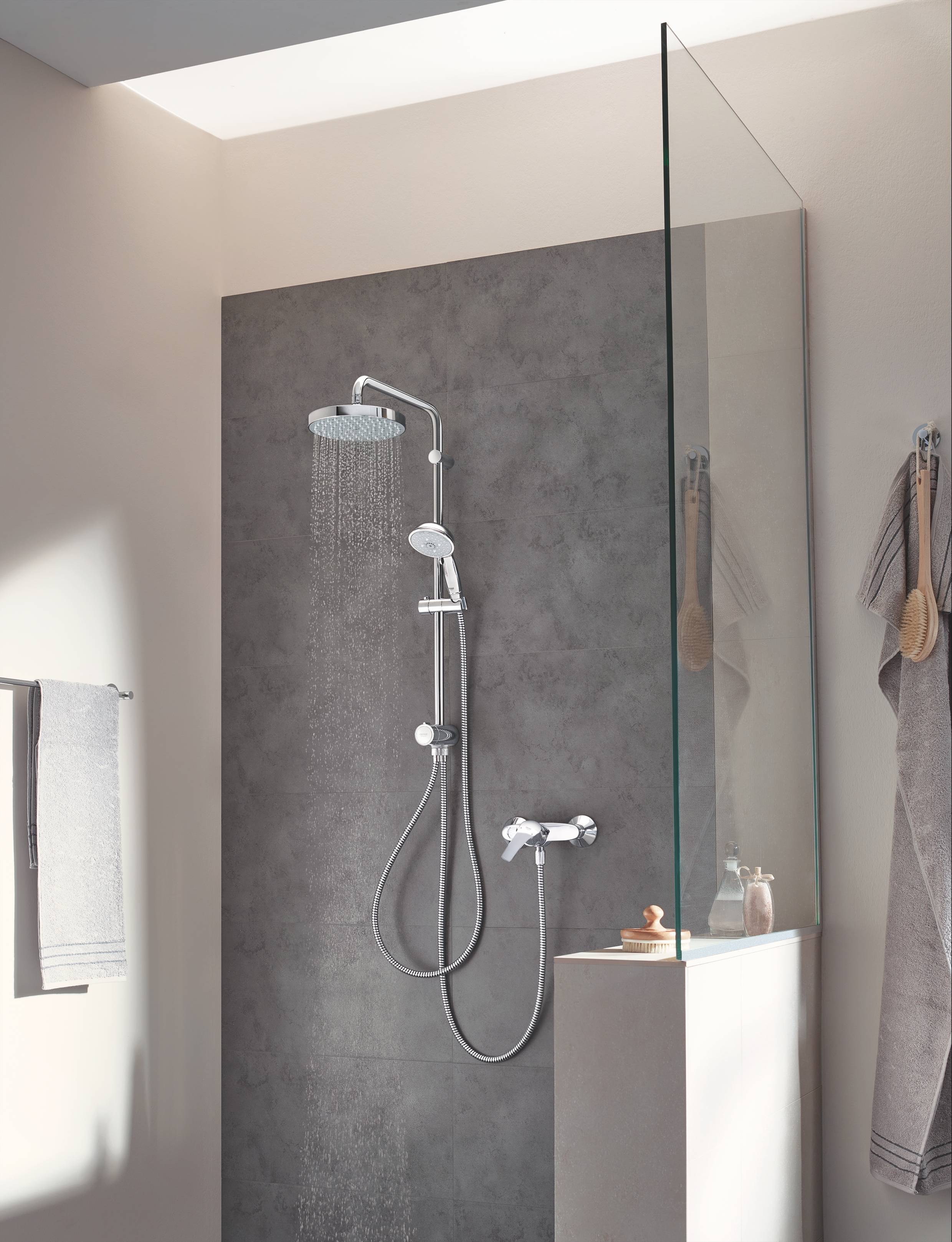 27541000 Верхний душ Grohe хром  - Вид №8
