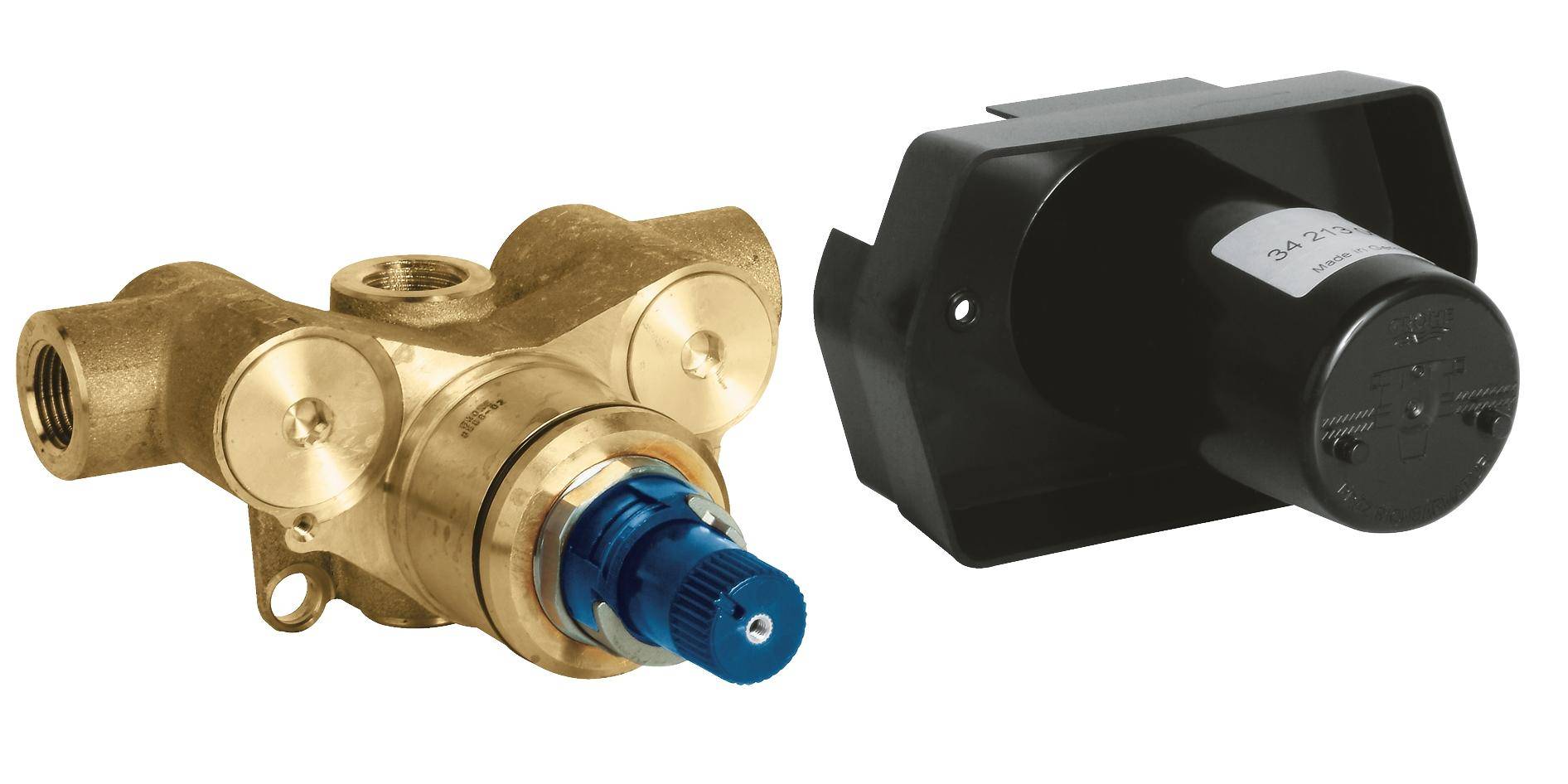 34213000 Корпус встраиваемого термостатического смесителя для ванны/душа Grohe хром 