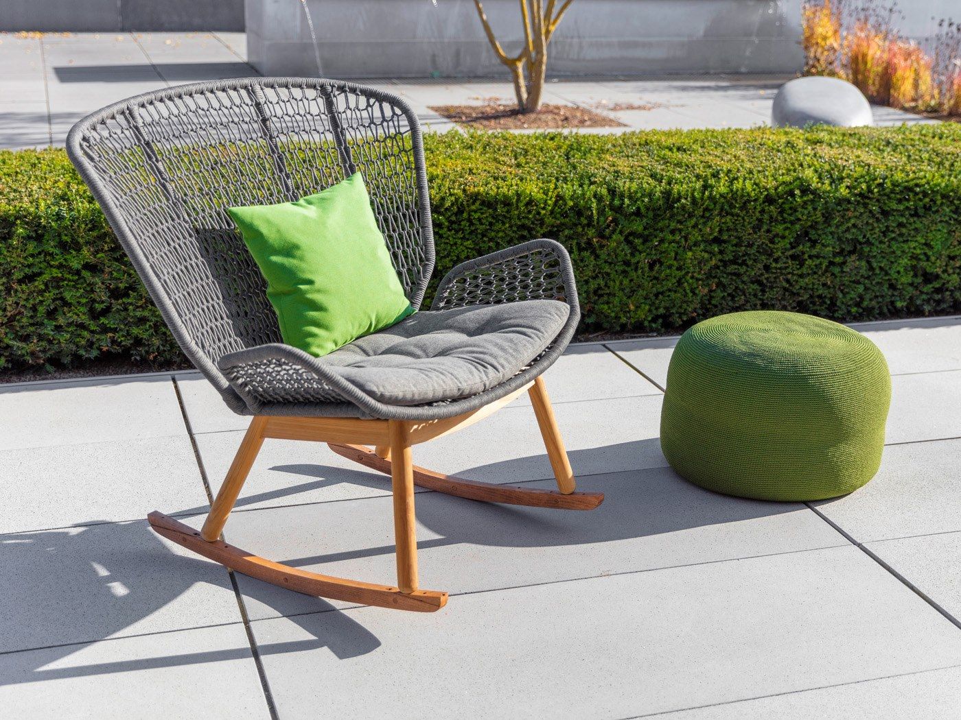 Кресло-качалка для сада FISCHER MÖBEL Фонарь на крыльях ARCH-00086460 - Вид №1