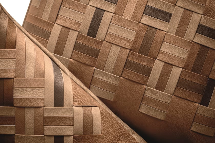 Кожаная квадратная подушка In Stock Poltrona Frau ARCH-00077366 - Вид №1