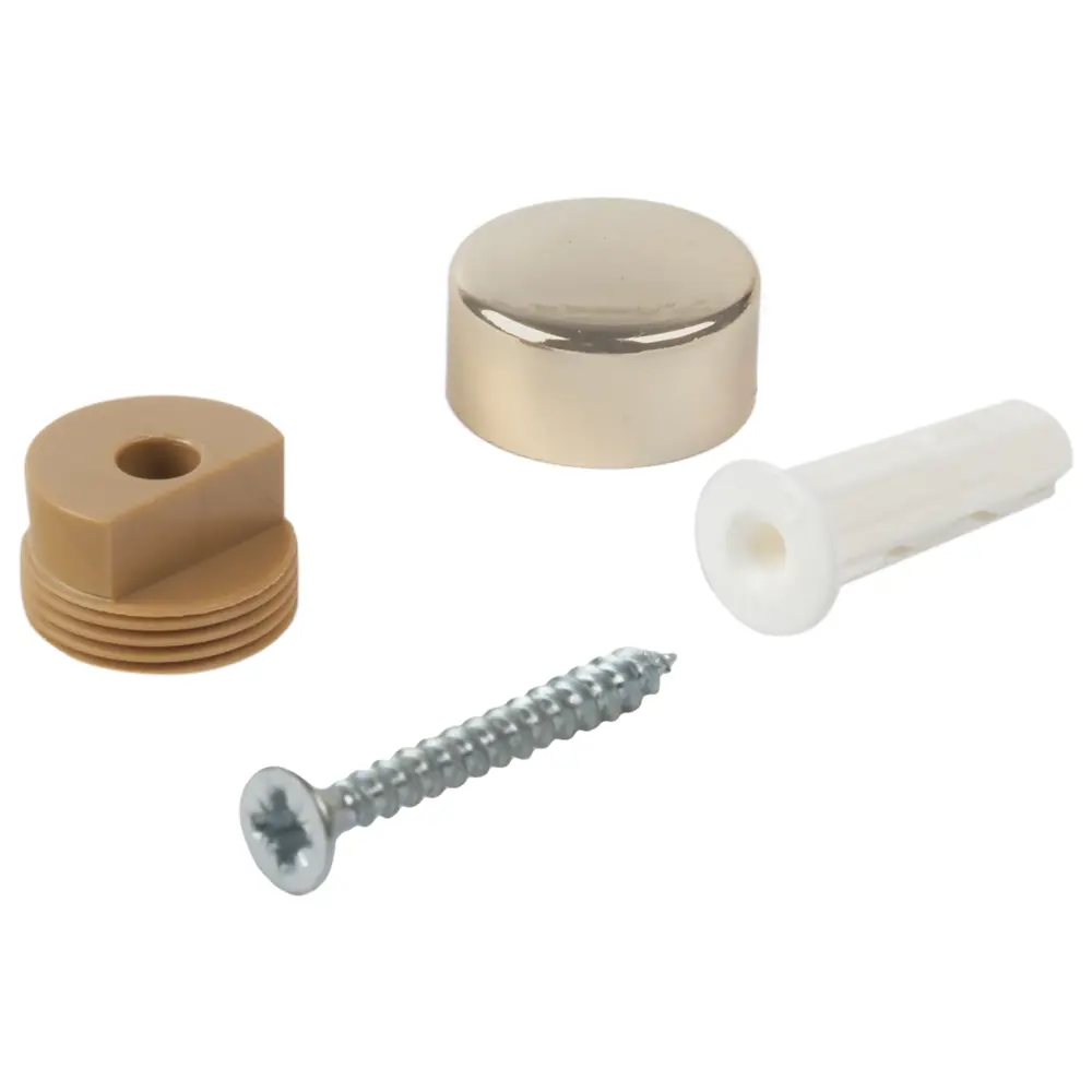 Крепление для зеркала 18 мм цвет золото 4 шт Santreyd STLM-2100729 - Вид №2