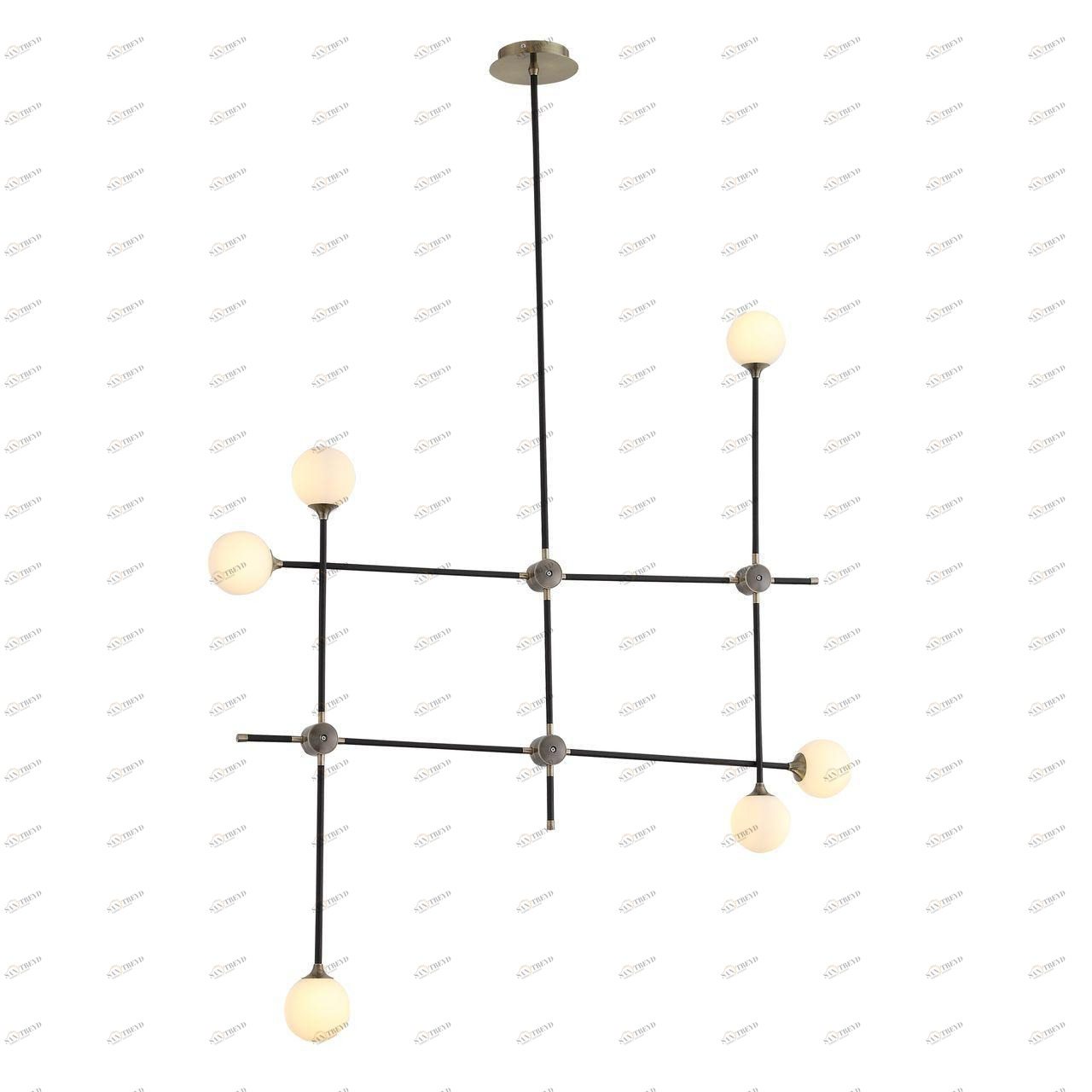 Подвесная люстра ST Luce Bastoncino SL429.403.06 белая ST LUCE ДИЗАЙНЕРСКИЕ, BASTONCINO 222857 Белый 
