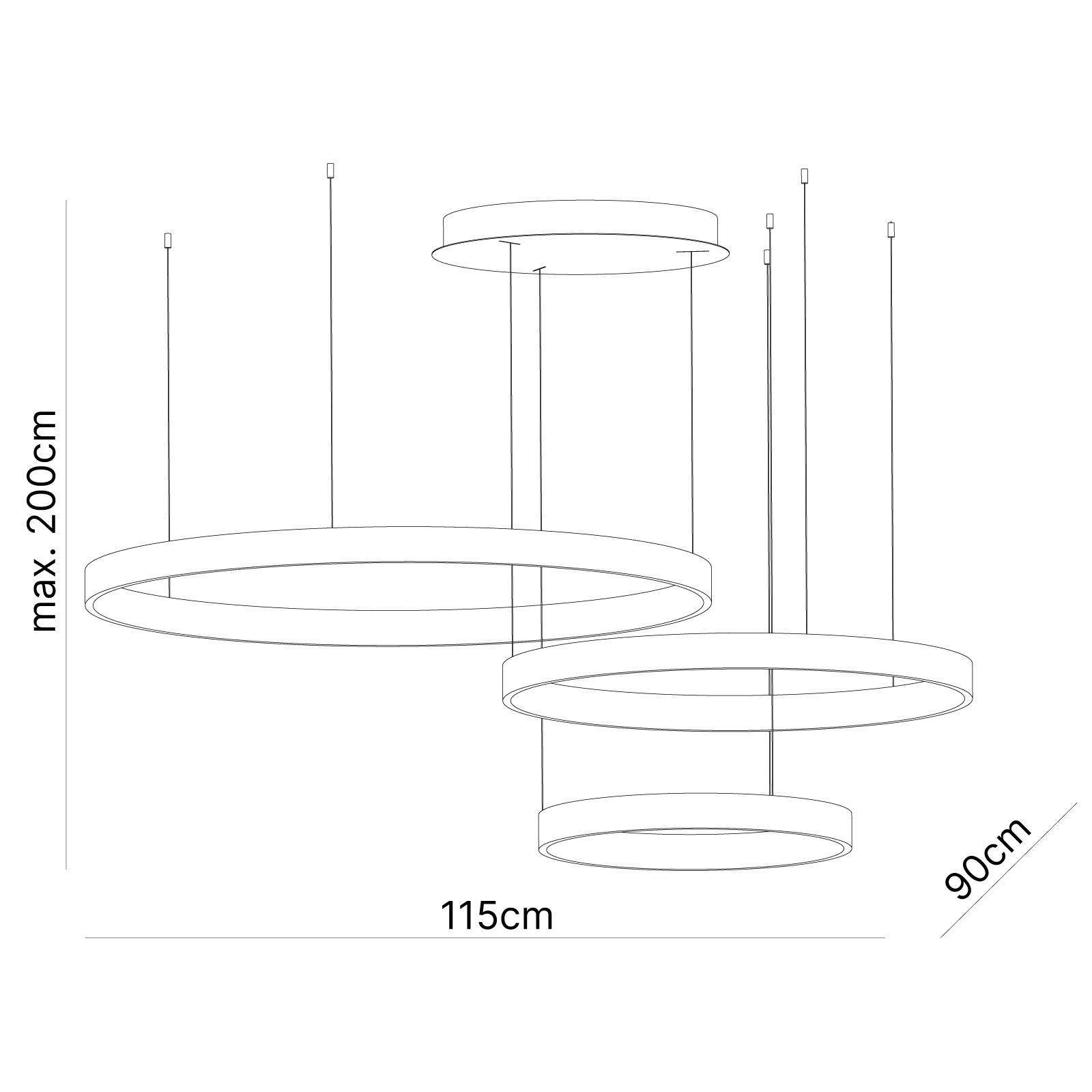 Алюминиевый светодиодный подвесной светильник Orion Kolk ARCH-00139792 - Вид №3