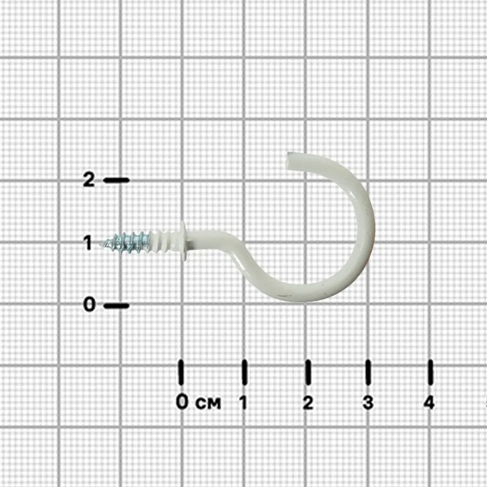 Шуруп-крюк 3.7x31 мм сталь RAL9003 8 шт Santreyd STLM-2039553 - Вид №1