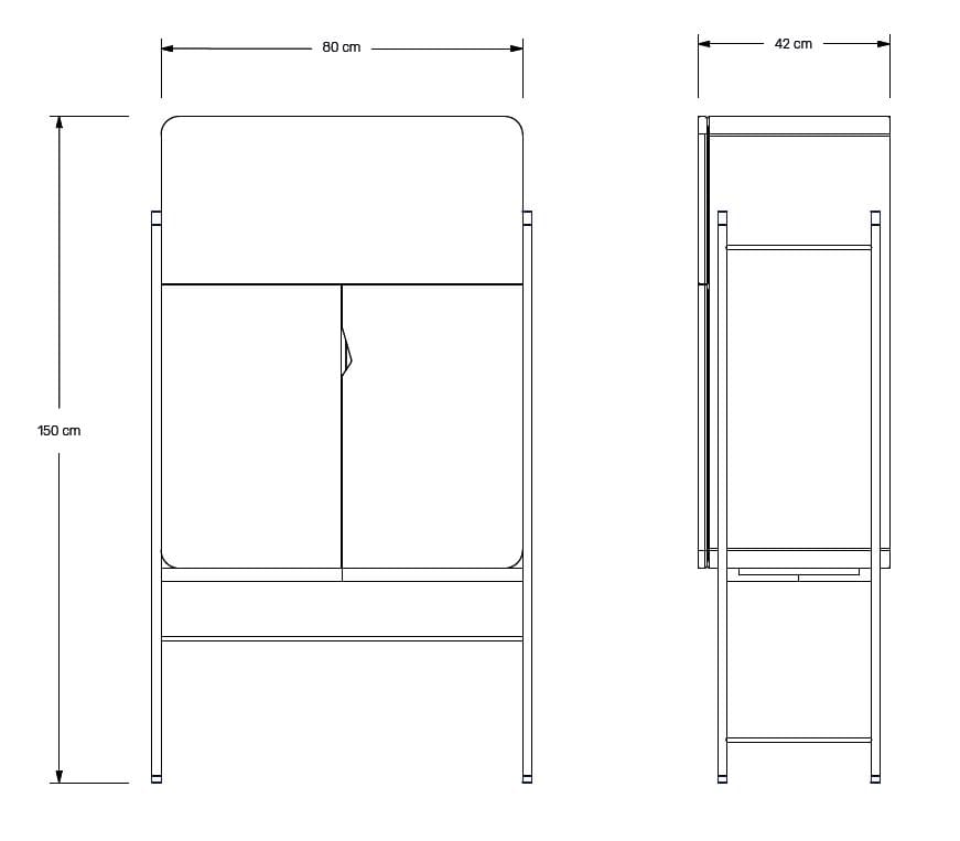 Мраморный буфет с распашными дверями Maami Home Rich ARCH-00036289 - Вид №7