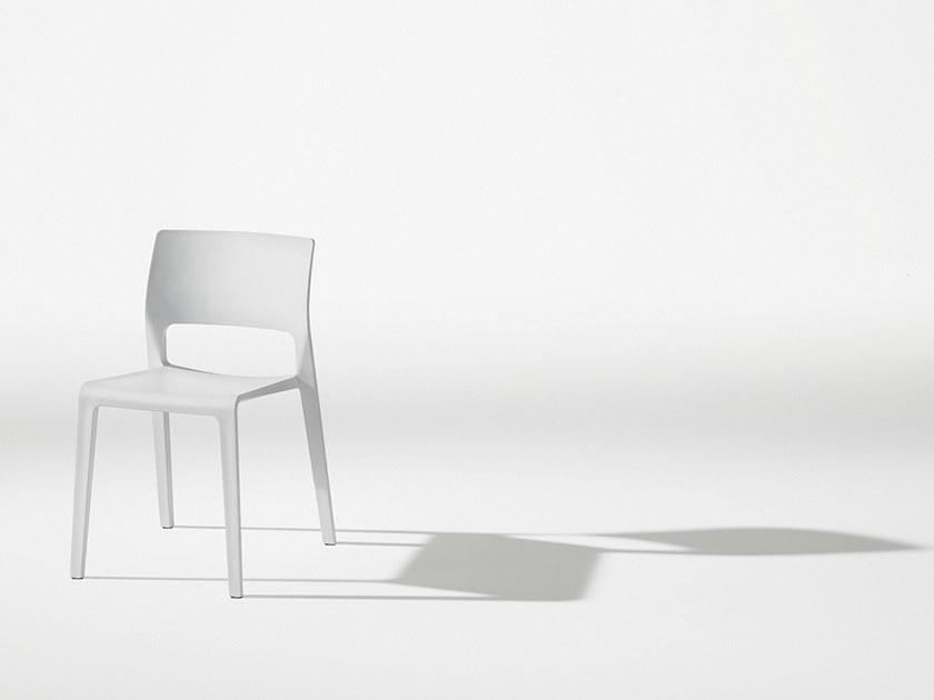 arper Стул из полипропилена штабелируемый с открытой спинкой Juno sun-id-1347361 - Вид №2