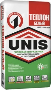 Гипсовая штукатурка Юнис Теплон белый 30кг