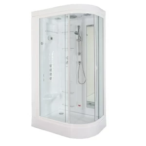 Закрытая душевая кабина Aquanet Hawaii 122x76 L без пара, прозрачное стекло