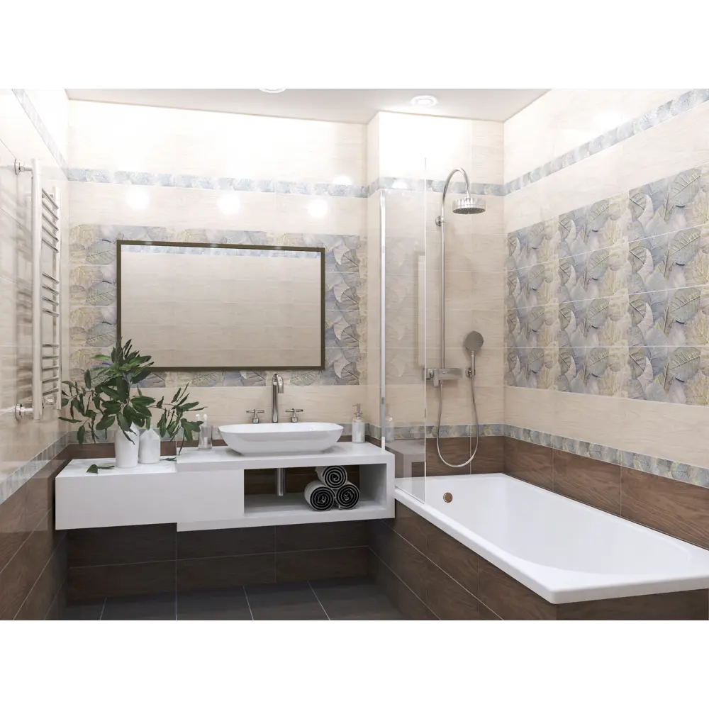 Плитка напольная Azori Avellano/Albero 42x42 см 1.23 м² цвет коричневый AVELLANO / ALBERO STLM-2167765 - Вид №2