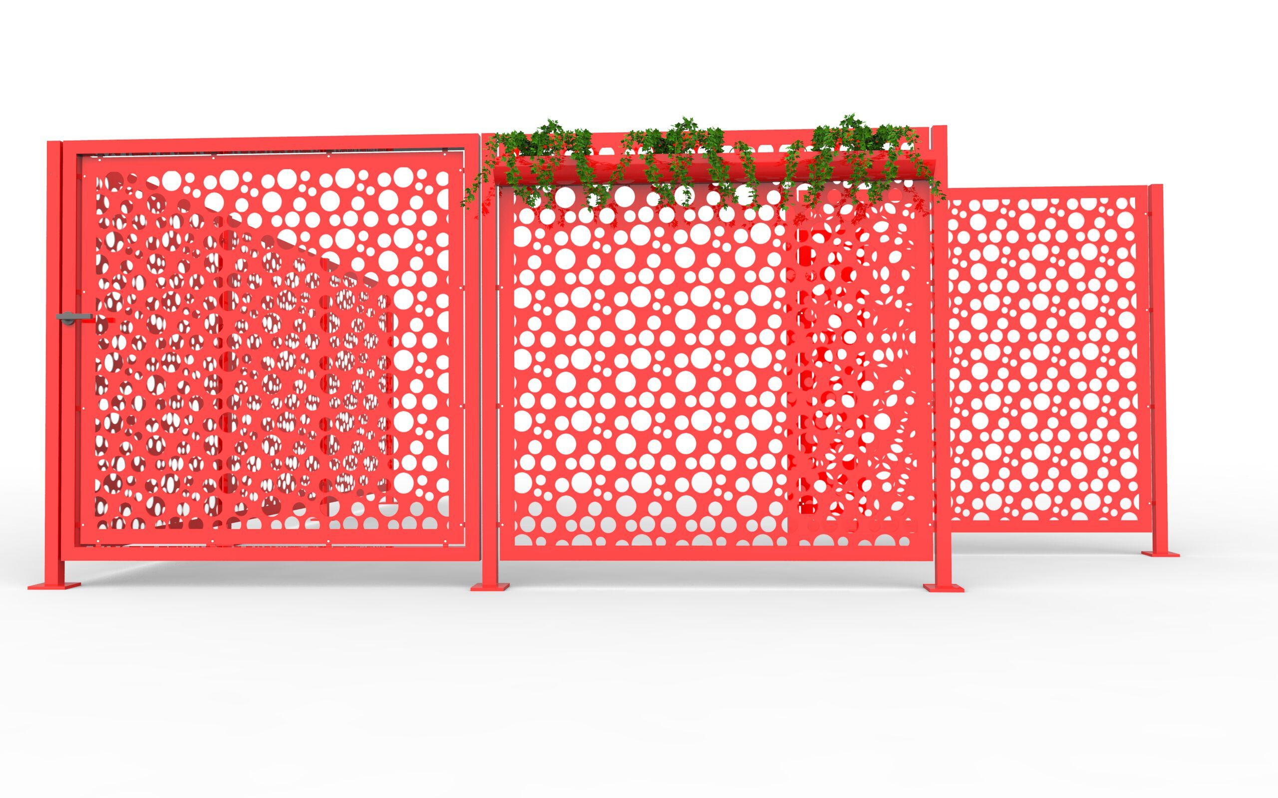 Стальной модульный экранный забор CITYSì ARIA ARCH-00058180 - Вид №5