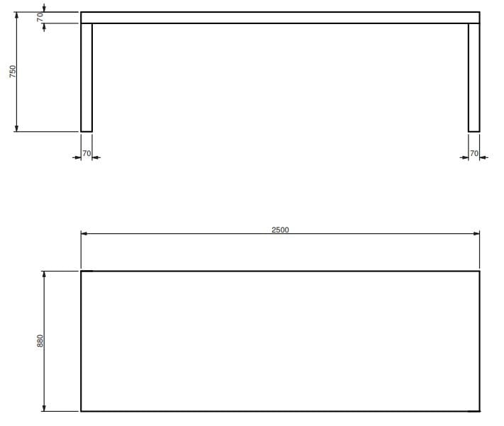 Деревянный прямоугольный стол Quinze & Milan кемпинг ARCH-00055431 - Вид №2