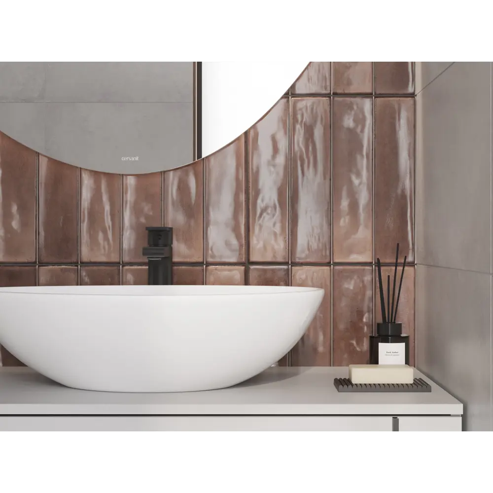 Настенная плитка KREAFORTA Cascada 29.8x59.8 1.425м цвет матовая коричневый STLM-2101489 - Вид №7