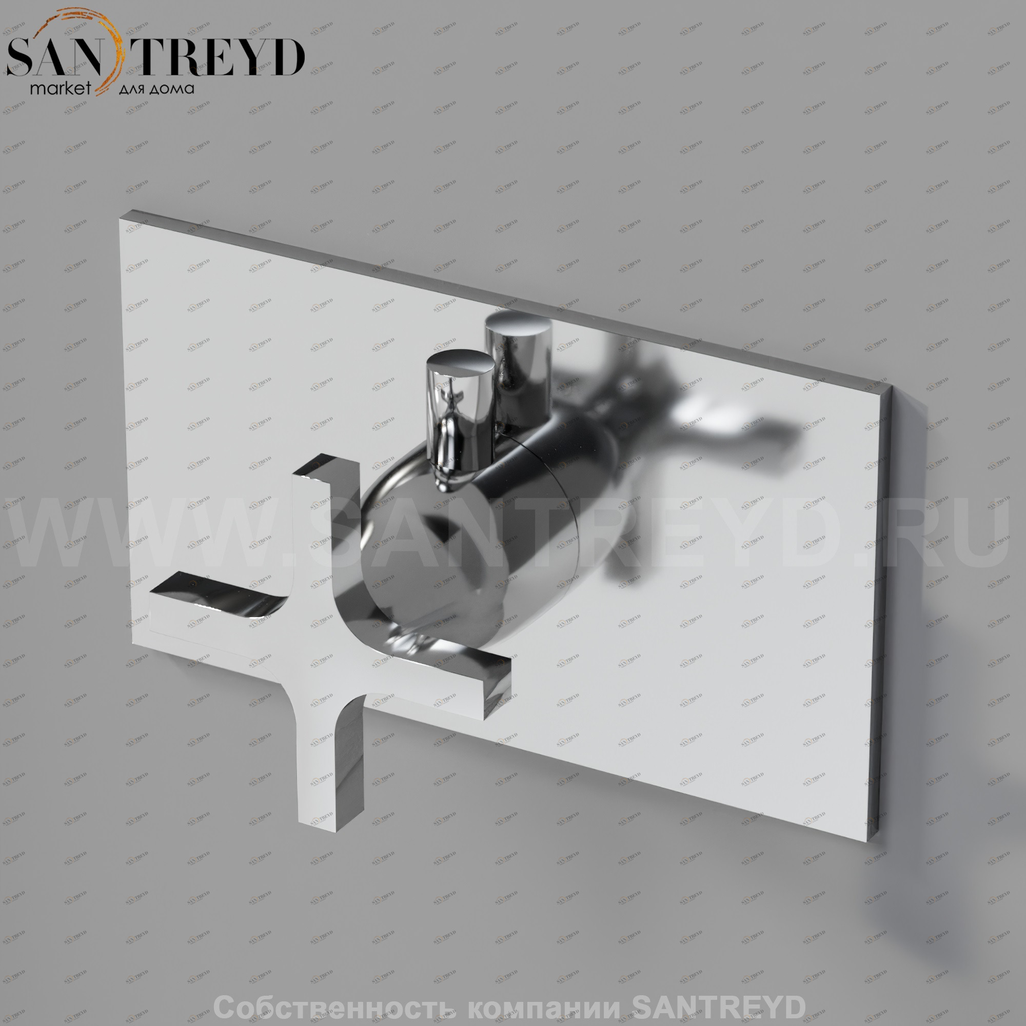 Термостат AMEM350S MEMORY хромированный Agape