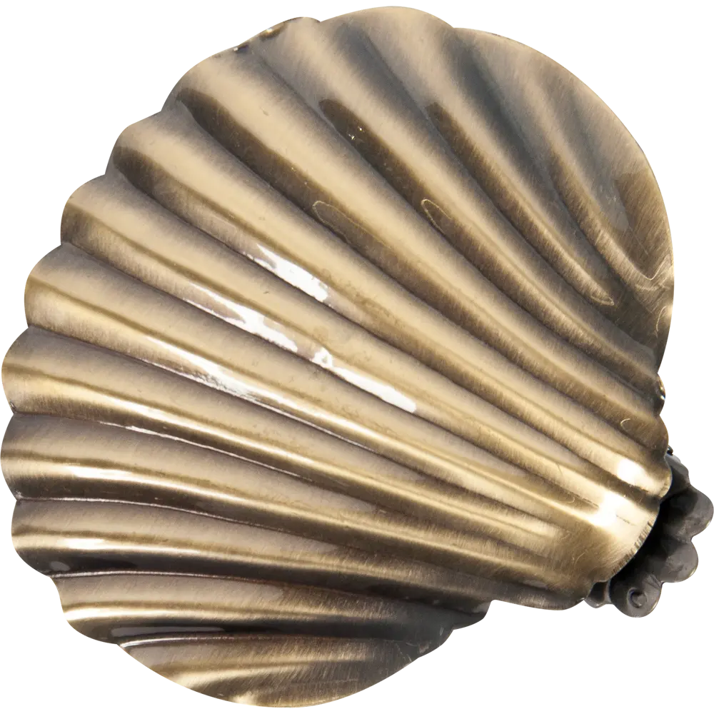 Клипса «Ракушка» цвет золото антик 4 см ARTTEX STLM-2032797
