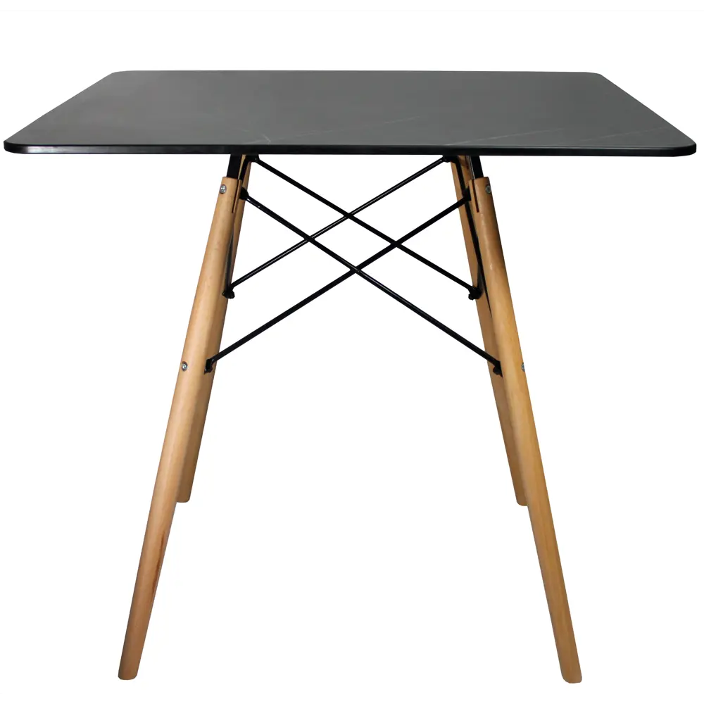 Стол кухонный Instam STI-S80 5156-02 квадрат 80x75x80 см дерево цвет темный мрамор Santreyd STLM-2028180 - Вид №1