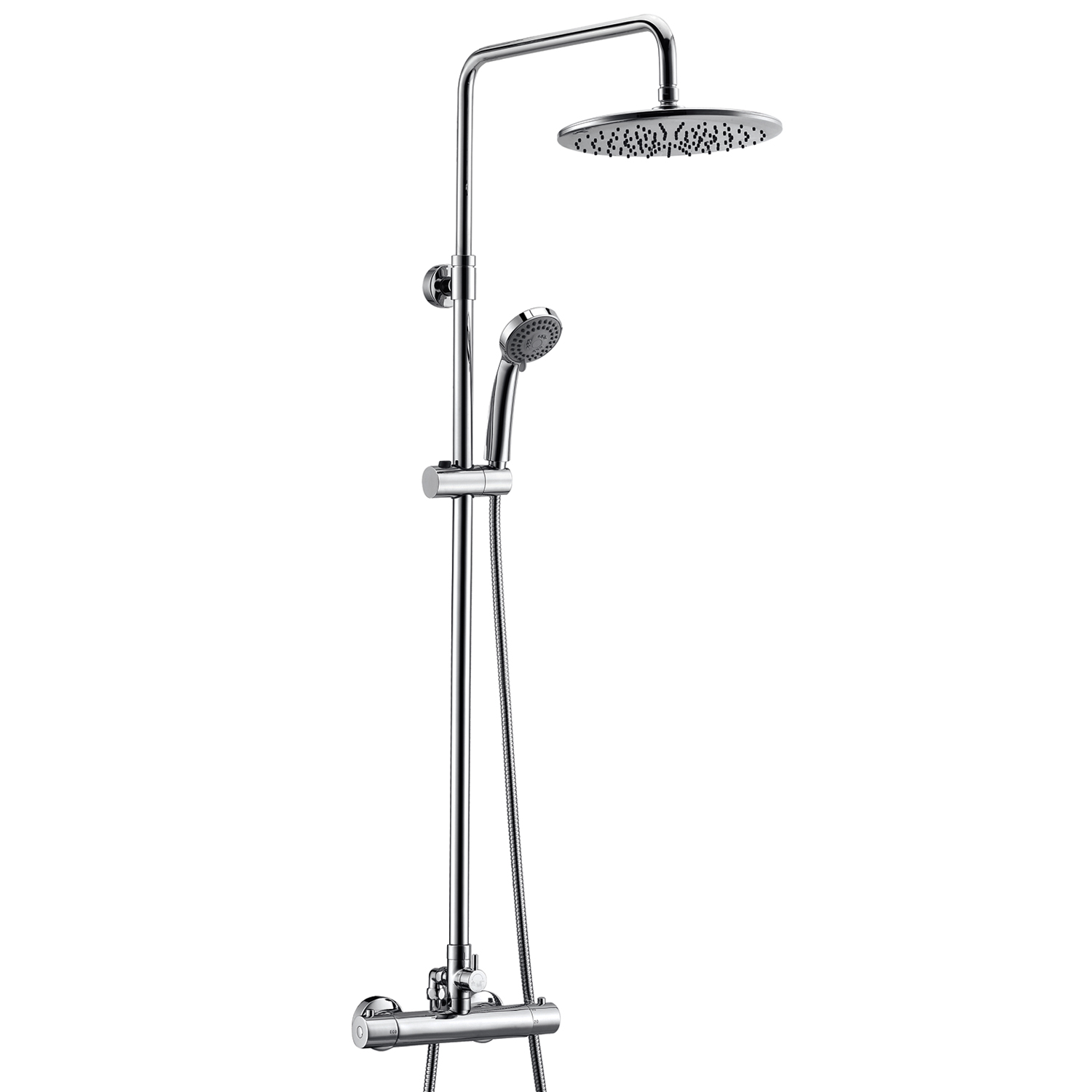 A13302 Thermo Душевой комплект с термостатическим смесителем WasserKRAFT  - Вид №4