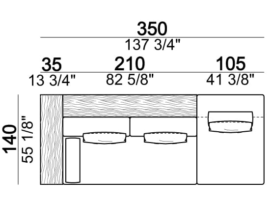 Тканевый модульный садовый диван Arketipo SANTOS ARCH-00052540 - Вид №37