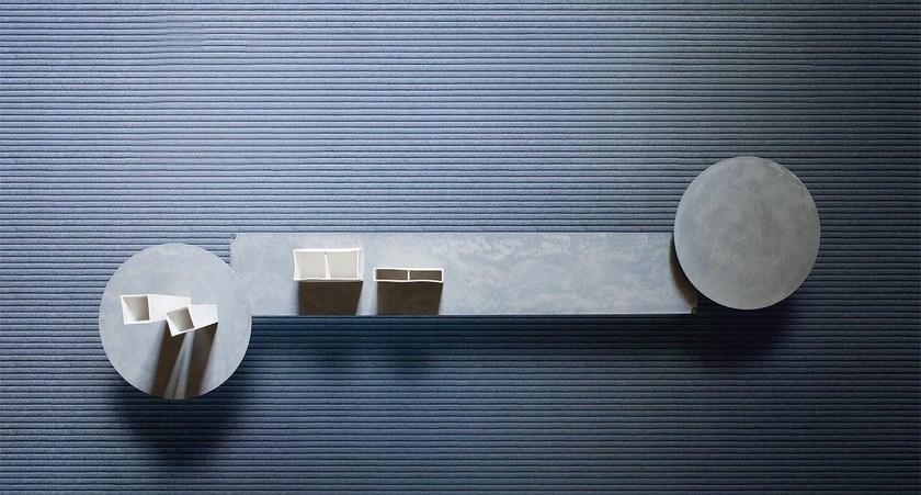 Paola Lenti Прямоугольный садовый столик из стали с порошковым покрытием Plano B47s - Вид №2