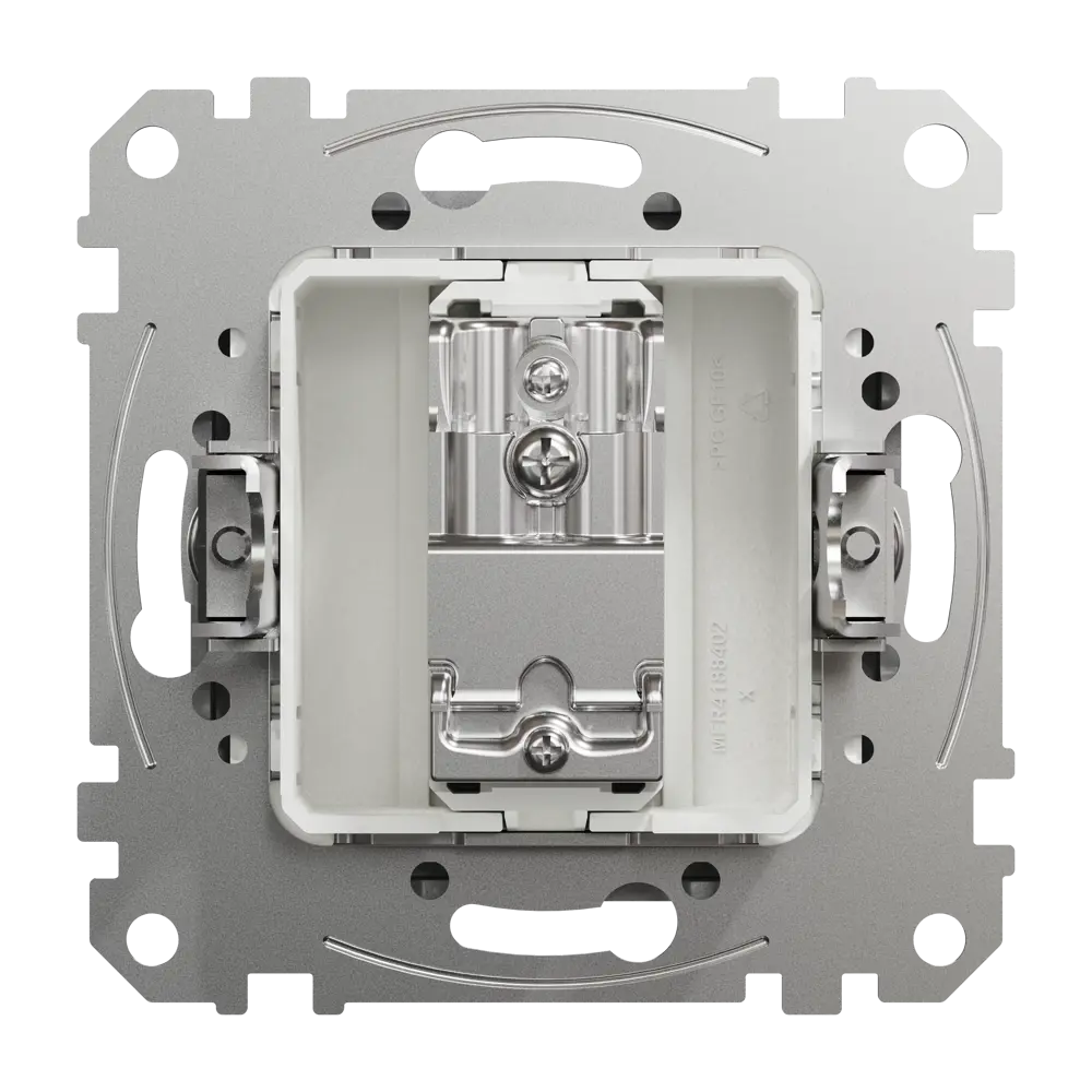 Розетка телевизионная оконечная встраиваемая Systeme Electric Sedna Design, цвет алюминий STLM-2063065 - Вид №2